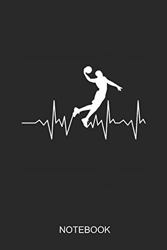 Notebook: A5 (6x9 in) Notizbuch I 110 Seiten I Punktraster I Basketball Journal für Baller im Verein