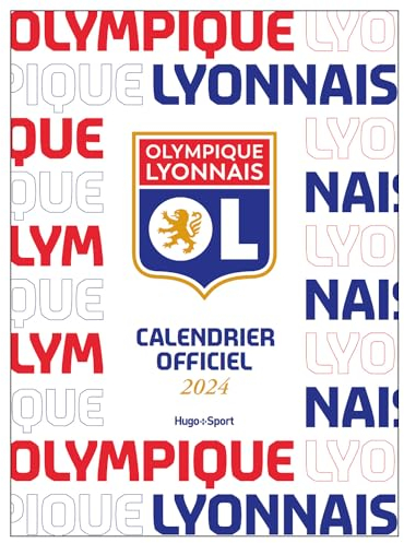 Calendrier mural Olympique Lyonnais 2024