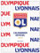 Calendrier mural Olympique Lyonnais 2024