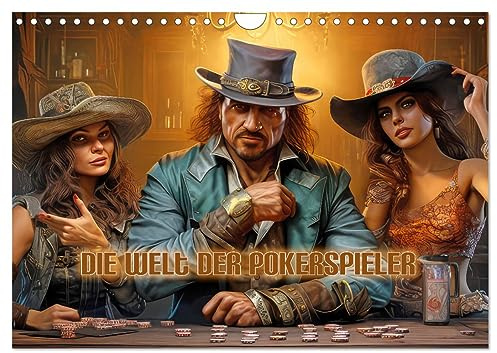 Die Welt der Pokerspieler (Wandkalender 2026 DIN A4 quer), CALVENDO Monatskalender: Blick in die Pokerszene (CALVENDO Menschen)