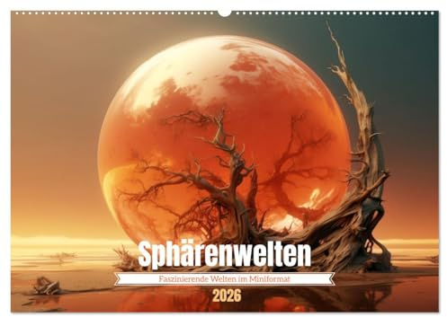 Sphärenwelten (Wandkalender 2026 DIN A2 quer), CALVENDO Monatskalender: Welten im Miniformat (CALVENDO Wissenschaft)