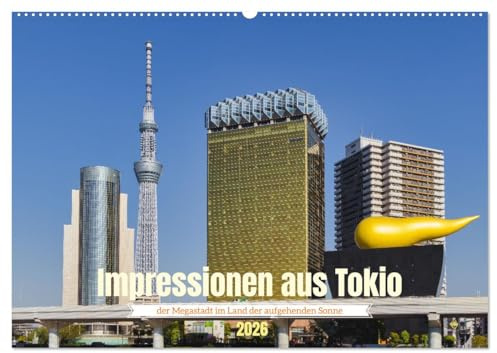 Impressionen aus Tokio, der Megastadt im Land der aufgehenden Sonne (Wandkalender 2026 DIN A2 quer), CALVENDO Monatskalender: Eine fotografische Tour durch Japans Hauptstadt Tokio (CALVENDO Orte)