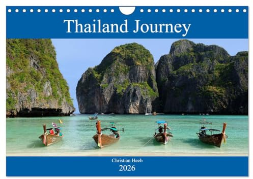 Thailand Journey (Wandkalender 2026 DIN A4 quer), CALVENDO Monatskalender: Eine Reise durch Thailand (CALVENDO Orte)
