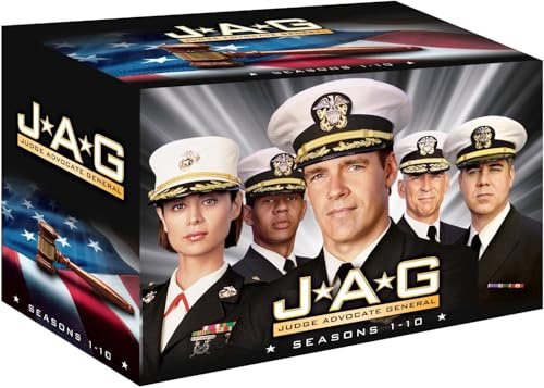 JAG - Im Auftrag der Ehre Komplettbox Staffeln 1 bis 10 - J.A.G. Season 1+2+3+4+5+6+7+8+9+10 [in Deutsch und Englisch]