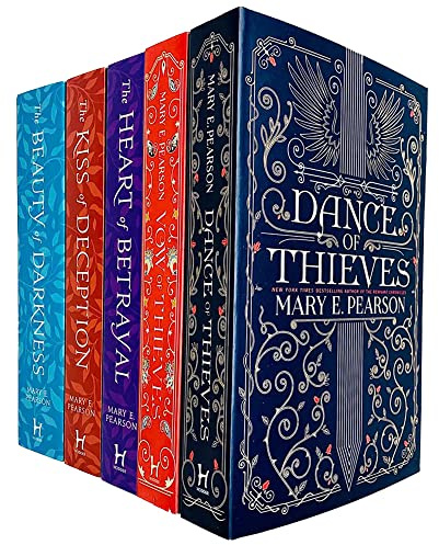 Mary E. Pearson Collection 5 Books Set (Dance of Thieves, Vow of Thieves, The Kiss of Deception, The Heart of Betrayal, The Beauty of Darkness)