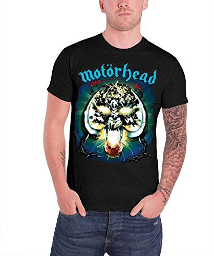 Motorhead Men Overkill Short Sleeve T-Shirt, Black, Medium