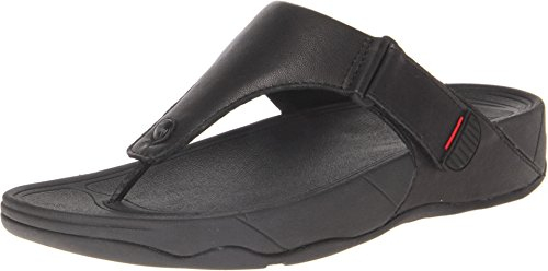Fitflop Men's Trakk Ii Toe Thongs Open Sandals, Black (All Black), 11.5 UK 46 EU