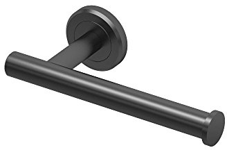 Gatco 4243MX Latitude II European Toilet Paper Holder, Wall Mounted Euro Tissue Holder, 6.88-Inch, Matte Black