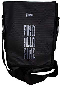 F. C. Juventus Turin Messenger Bag Tasche schwarz FINO ALLA FINE …