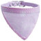 Newtensina Mode Hundebandana Halsband HundeHalsband Junge Mittel Bandana Hündchen Bandana mit Halsband für Hunde - Pink - S