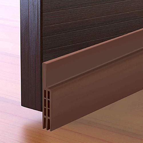 Burlete Puerta,SXYHKJ 100 x 5cm burlete bajo Puerta burlete Autoadhesivo de Goma de Silicona, Anti-Polvo/Anti-Ruido/Anti-Bug de Sellado a Prueba