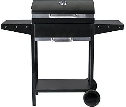 Habitat et Jardin Barbecue Charbon de Bois Bizon - 119 x 50 x 101 cm - Noir