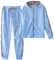 amropi Traingsanzug Damen Jogginganzug Leopard Kapuzenpullover Lange Ärmel Top + Hose Sportanzug 2 Stück (Blau,L)