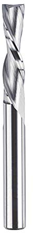 SpeTool Spiralnutfräser 8mm Schaft Downcut 32mm Schnittlänge Nutfräser Spiralfräser 2 Flöten Router Bit Fräser für Oberfräse Langlochfräser Holz CNC Fräser VHM Schaftfräser Holzfräser