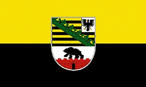 U24 Fahne Flagge Sachsen-Anhalt Bootsflagge Premiumqualität 20 x 30 cm