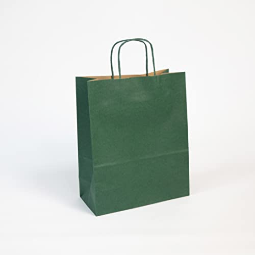 Clairefontaine 395710C Packung mit 25 Tüten aus Kraftpapier, robust und praktisch, 110g, 22x10x27cm, 1 Pack, Grün