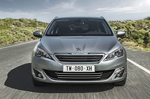 Luxyline Baguette de calandre inférieure chromée Compatible Peugeot 308 II SW 14-23