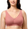AISILIN Women's Non Wired Bras Full Cup Cotton Comfort No Padding Plus Size Sleep Wireless Clove 38E