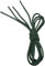 VSUDO 160 cm Cordones Redondos Encerados Verde Oscuro de Zapatos de Vestir, ø2.5mm Oxford Cordones para Brogue y Derby, Business Cordones de Zapatos para Mujer o Hombre (1 Par-Verde Oscuro-160cm)