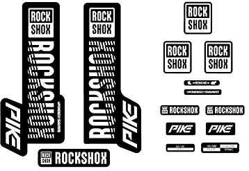 Adesivi compatibili con forcella Rock Shox Pike 2018-29''