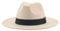 QBQZXAOSOWH Fedora Trilby Hüte Für Damen Beige Ribbon Band Hüte Für Herren Panama Hochzeit Schmücken Damen Hut 52-54Cm (Kinder) Beige