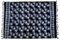 Pareo Sarong Tuch Damen - Wickelrock Strand - Strandtuch Blickdicht als Wickeltuch oder - Handtuchkleid und Wickelkleid Damen - Handarbeit aus Fair Trade Herstellung Schwarz Fisch