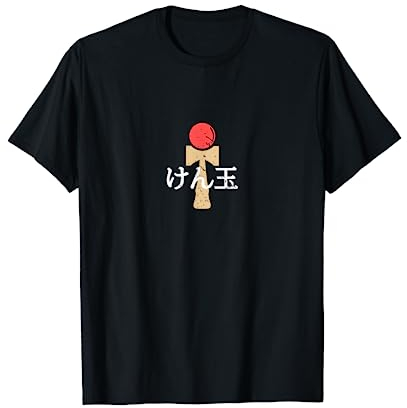 Kendama Merch - Japanische Buchstaben T-Shirt