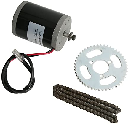 Kit Motore Elettrico Senza Spazzole, Kit Motore per Bicicletta , Kit Motore Elettrico Spazzolato CC Ad Alta velocità 12V 120W per Bici Elettrica Fai-da-Te, Triciclo Elettrico,