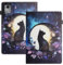 LSPCASA Carcasa para Lenovo Tab M11 11.0 Pulgadas PU+TPU Material Funda Tablet Lenovo M11 con Ranuras para Tarjetas Fundas con Cierre Magnético Gato