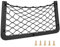 ACLONG Aufbewahrungsnetz 366x180mm mit Rahmen & Schraube, Auto Ablagenetz Kofferraum Gepäcknetz, Aufbewahrung Netz Netztasche Car Storage Mesh Organizer für Auto PKW KFZ LKW Wohnwagen, Schwarz