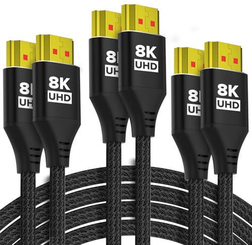 KELink 8K HDMI Cable 3Feet 3Pack