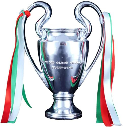HLUONGTN Trophée, Réplique Du Trophée de La Ligue Dess de La Fédérateuropéenne de Football, Trophée D'Art, Trophée de La Coupe Du Monde de Football, Souvenir Pour Les Supporters./European Ship 32Cm