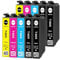 10x 405XL Druckerpatronen Kompatibel für Epson 405 405xl Multipack für Workforce Pro WF-3820DWF WF-3825DWF WF-4820DWF WF-4825DWF WF-4830DTWF WF-7830DTWF WF-7835DTWF WF-7840DTWF