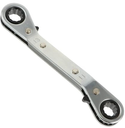 ORFOFE 1pc Box Wrench Ratcheting Spanner Tool Ratchet Spanner Socket Ratchet Impact Ratchet Double Ended Flat Spanner Double End Spanner Car Repair Accessories Steel