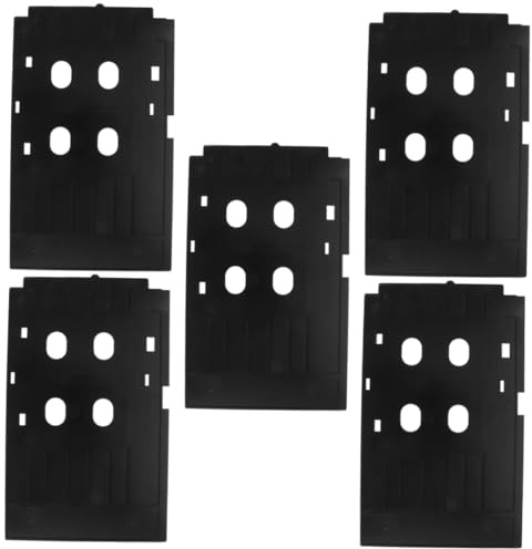 SEWACC 5stücke PVC Id-Karten Tray Für Drucker Kartendruck Robustes PVC Einsetzbar Für Hochwertige Id-kartenproduktion