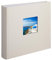 1DOT2 Leinen Fotoalbum zum Selbstgestalten im Format 30x30.5 cm hat 120 säurefreien weisse Seiten (200g/m²) ，Fotoalbum zum einkleben Groß, Fotobuch Beige
