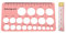 Nipple Ruler, Flexible Silicone Breast Flange Measuring Tool, 1.5m Soft Tape for Pregnancy and Postpartum Recovery (Pink)