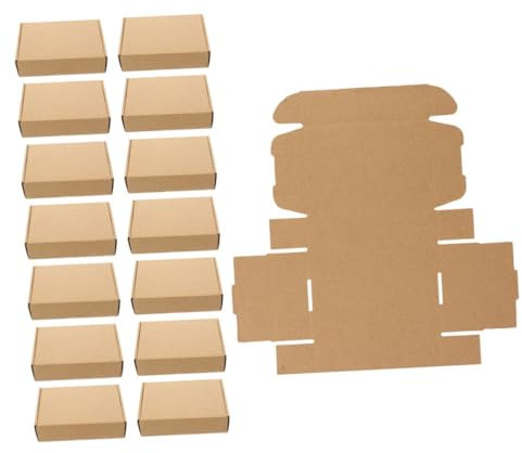 GRIRIW 15stücke Teiliges Kraftpapier Geschenkschachteln Aufbewahrung Für Weihnachten Valentinstag Und Geburtstagsfeiern Faltbare Boxen Für Blumen Und Kleine