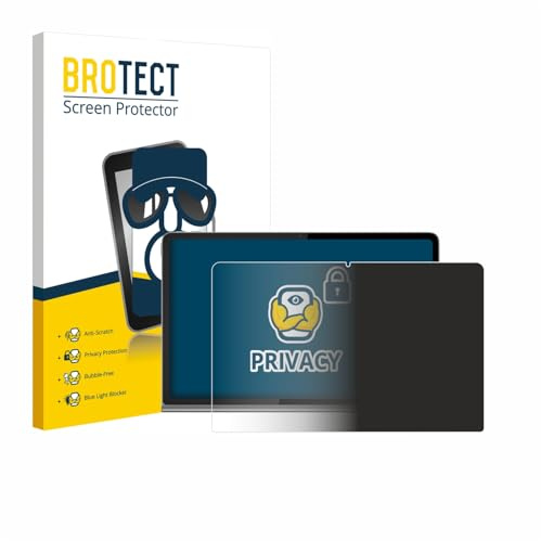BROTECT Blickschutzfolie für Lenovo Tab Plus 11.5 | Anti-Spy Displayschutz Made in Germany Tablets Privacy Screen Protector Sichtschutz Blaulichtfilter Klare Folie