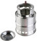 SUPVOX Poêle à Acier Inoxydable Pour Camping Réchaud Et Compact Pour Barbecue Extérieur