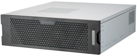 SilverStone Technology RM32, 3U-Rackmount-Servergehäuse mit Unterstützung für 4-Slot-High-End-Grafikkarten und 360-mm-Radiatoren, SST-RM32