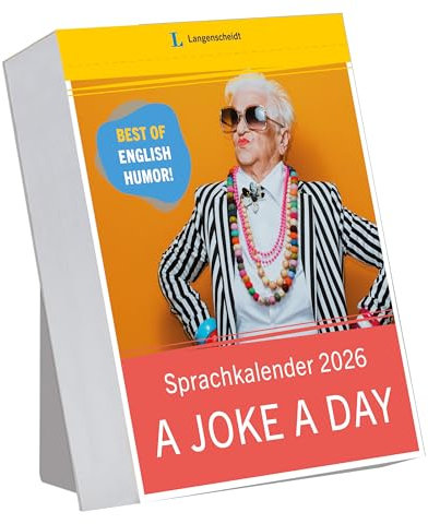 Langenscheidt Kalender A Joke a Day 2026: Tagesabreißkalender (Langenscheidt Sprachkalender)
