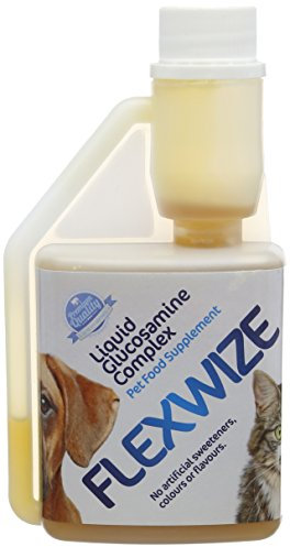 Imexa Flexwize Liquid Glucosamine Complex Bottle for Dogs and Cats 275 ml,Orange