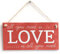 'All You Need is Love...Love is All You Need' - Handmade Shabby Chic Wooden Sign/Plaque