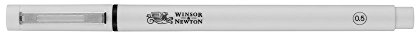 Winsor & Newton Fineliner Rotulador calibrado, Punta 0.5 mm, Negro