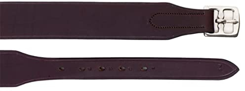 Ovation OVSELLERIE 470757BRN-54 Breiter Komfort-Steigbügel, Leder, Farbe: Braun, Größe 54