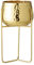 Bloomingville Vaso per fiori, color oro, ferro