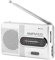 143 Universal Portable AM FM Mini Radio Stereo Receiver with Boomboxes Music Player Pocket Radio Earphone Jack Powered by 2 AA Batteries (Not Included)