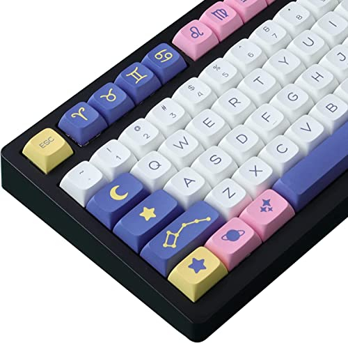 Keycaps132 Tasti PBT Constellation Keycaps Set XDA Profilo Dye Sublimazione Personalizzato US Layout Keycaps per con Cherry MX Switch Tastiere meccaniche
