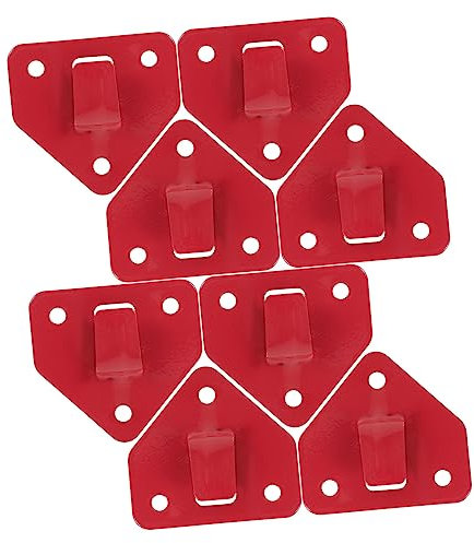 Uonlytech 8 Piezas Soporte De Montaje Del Extintor Soporte Para Extintor Soporte Extintor Para Pared Ganchos De Montaje Para Extintor De Incendios Montaje En Pared Planchar Triángulo